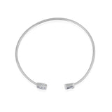 Lab Diamond Emerald Cut and Oval Bangle