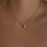 Gold Diamond Spike Rondelle