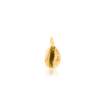 Gold Shell Charm Pendant