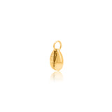 Gold Shell Charm Pendant by Monisha Melwani