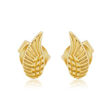 Gold Wing Stud Earring