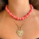Coral Bead Necklace