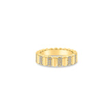 Gold Diamond Multi Bar Pinky Ring