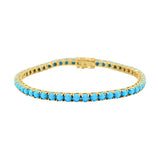 Gold Turquoise Bracelet