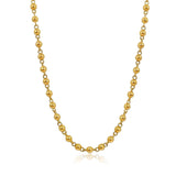 Gold Ball Link Chain Necklace