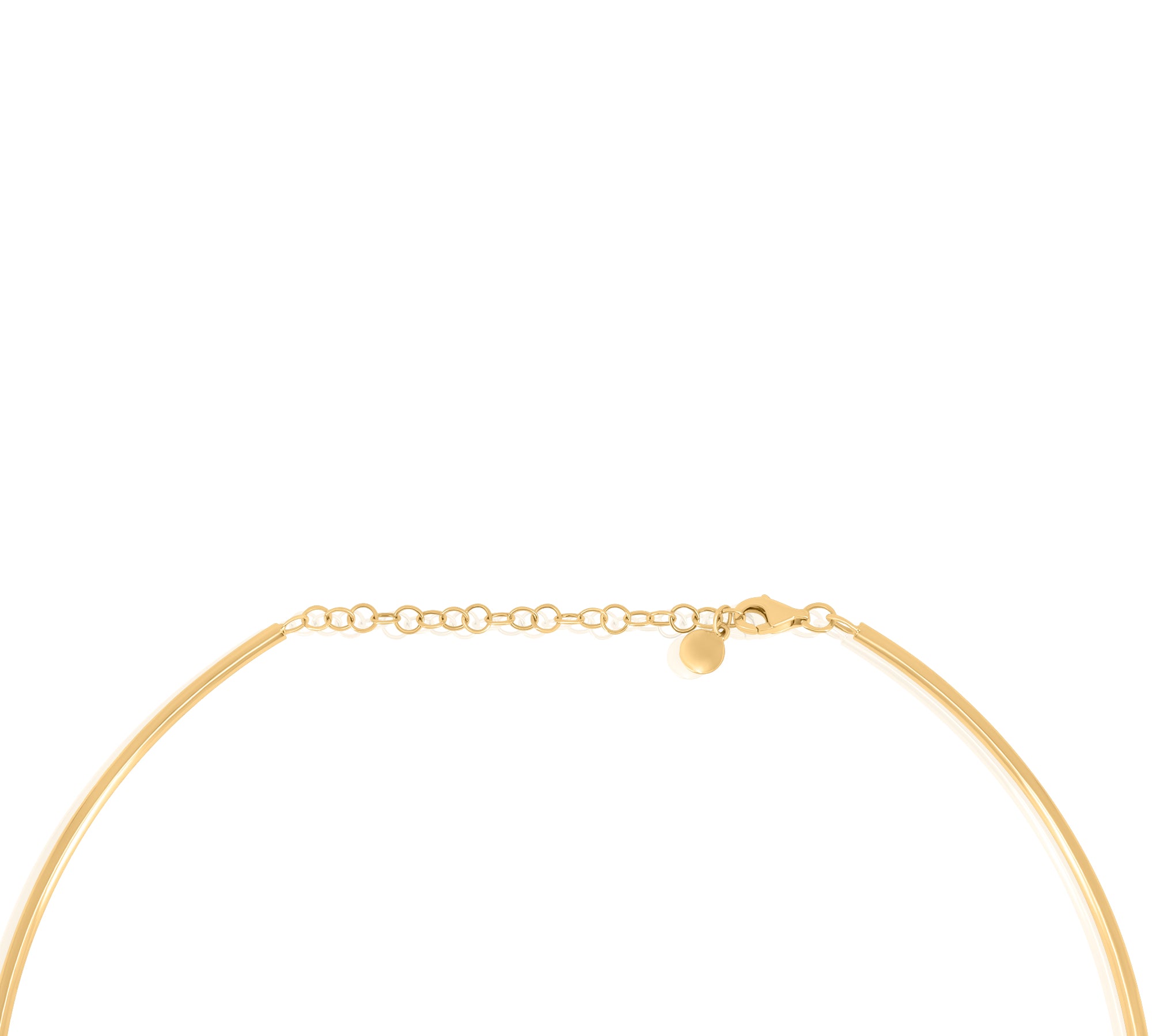 Gold Small Thin Tube Choker