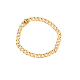 Gold Vintage Square Link Bracelet