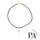 Paola x Monisha Gold Plated Lab Grown Pear Necklace
