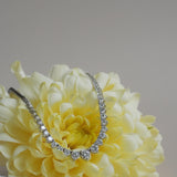 Gold Lab Diamond Small Riviera  Tennis Necklace