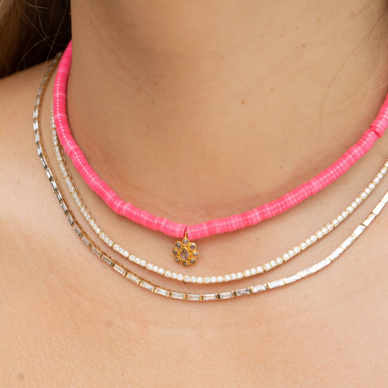 Necklaces - Pink - Beads On Belrose