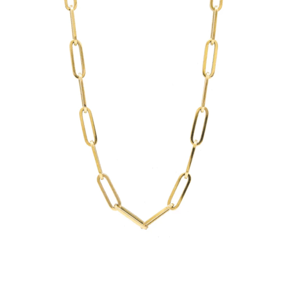 David Yurman Madison Chain Large Link Necklace with 18K Gold, 20