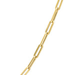 Gold Small Link Chain Necklace by Monisha Melwani Jewelry