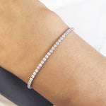 Gold Diamond Tennis Bracelet - 18KT Gold - Monisha Melwani Jewelry