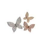 14KT Gold Diamond Trio Butterfly Ring