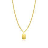 Gold Small Cuban Link Chain Necklace