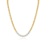 Gold Multi Marquise Diamond Necklace