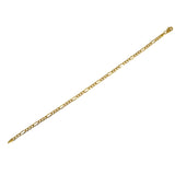 Gold Small Vintage Figaro Chain Bracelet