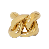 Gold Large Link Ring