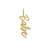 Gold Personalized Name Pendants - 14KT Gold - Monisha Melwani Jewelry