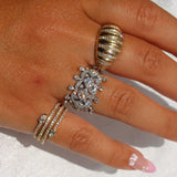 Gold Diamond Filigree Ring