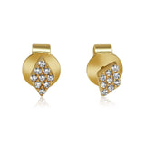 Gold Diamond Mini Rhombus Earring