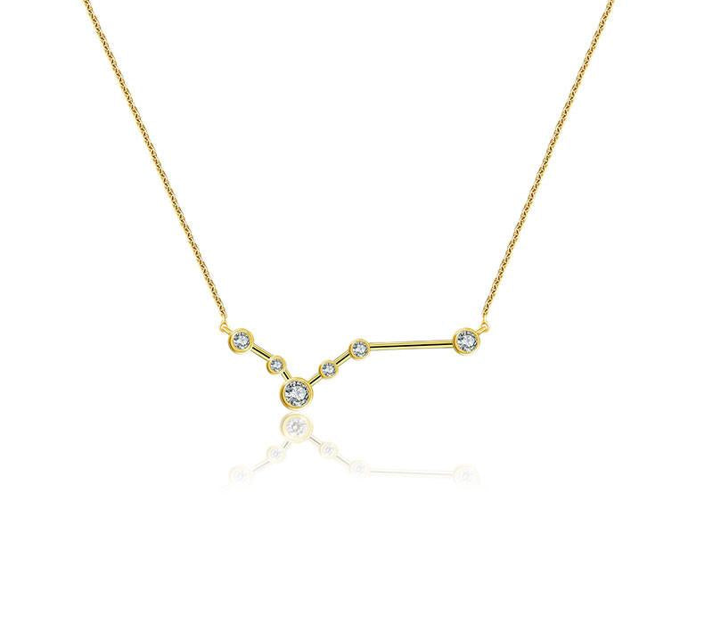 Diamond Zodiac Necklace by Monisha Melwani Jewelry