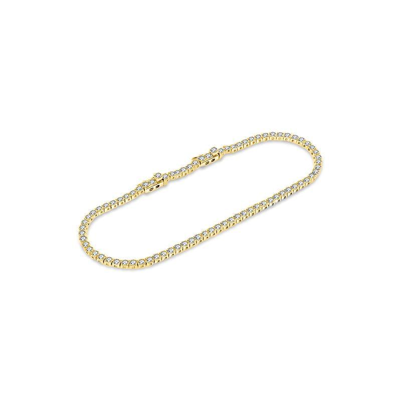 Gold Diamond Tennis Bracelet - 18KT Gold - Monisha Melwani Jewelry